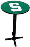 Michigan State Spartans College Pub Table w/Black Commercial Base