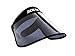 SOVIS Oversized - 99% uvb/99% uva2 and 97% uva1 Sun Cap Solar Visor Hat Protection Black