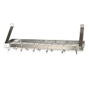 Royce Lighting RF43/BS Home Accents 35 Inch Metal Pot Rack Brushed Steel