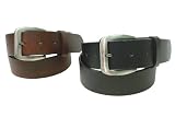 Boston Traveler Interchangeable Buckle Leather Belt