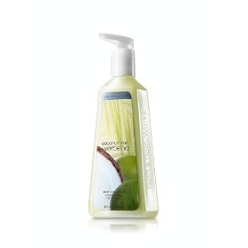 Bath and Body Works Signature Collection Coconut Lime Verbena Anti Bacterial Moisturizing Hand Soap! NEW Look!!