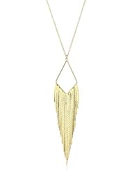 Jules Smith "Coachella" Gold Fringe Necklace