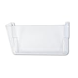 Rubbermaid Stak-A-Filet Single Wall Pocket, Letter Size, Clear (RUB48714)