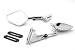 Suzuki GSXR 600 750 1000 Hayabusa Chrome Racing Mirrors