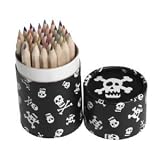 Review Rex  / 36 Coloured Pencils in Skull & Crossbones Tube