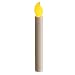 Hand Held Battery Operated Vigil Candle for Caroling Church Services and Candlelight Night Vigils