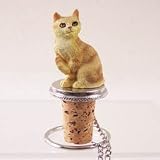 Manx Red Tabby Tiny One Bottle Stopper