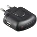MaryCom PowerPlug Steckdose auf USB Ladeger�t f�r iPods und USB aufladbare MP3-Player schwarz