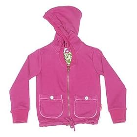 Claesen's Girls Violet Hooded Jacket by Claesen's