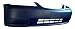 BUMPER COVER FRONT BLACK W/O FOG LAMP HOLES SEDAN/COUPE