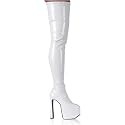 Pleaser Plateau Overknee Stiefel CANDY-3000