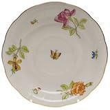 Herend Antique Iris Tea Saucer Motif #1