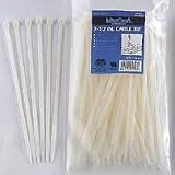 Cable Ties: Clear Cable Ties 50 Lb, 7-1/2" 100 Pc