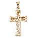 14K Yellow Gold Cross Pendant