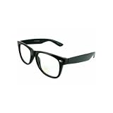 Wayfarer Black Clear Lens