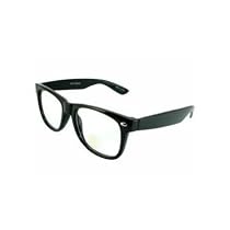 Wayfarer Black Clear Lens