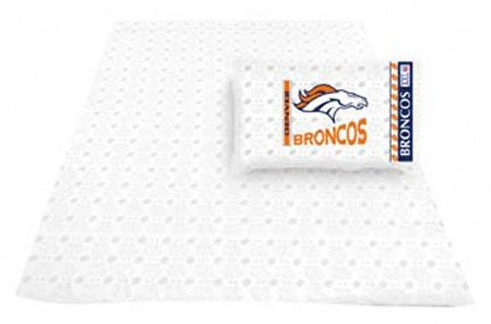 Denver Broncos Twin Sheet Set