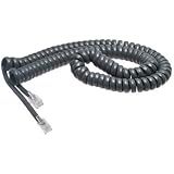 Cisco Handset Gray Curly Cord 12 Ft Uncoiled / 2 ft Coiled