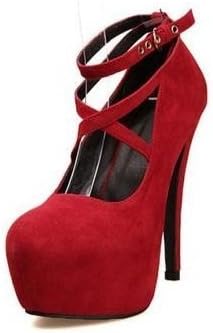 2016 New High-Heeled Shoes Woman Pumps Wedding Shoes Platform Fashion Women Shoes Red Bottom High Heels 11cm Suede