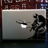 Bell UH-1 Iroquois Door Gunner macbook vinyl decal