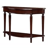 IMAGE OF Masterpiece Console Table with 4 Reeded Legs with Lower Shelf