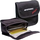 Adorama Slinger Filter Pouch "P" Holds Five 86mm Round or Five "P" Series Square Filters, Black.