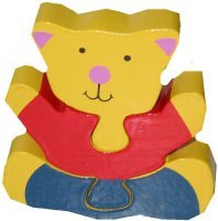 Childrens Toyshop  Toys : Teddy Bear Chunky Mini Jigsaw