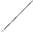 14K White Gold Double Rope Bracelet - 8 inches