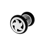 FAKE PLUG WITH STAR DESIGN Gauge: 16 Sold as a Pair