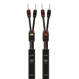 Audioquest - Castle Rock Speaker Cable - 5ft Pair, Full Range, Silver Banana Plugs