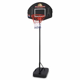 NEW JUNIOR BASKETBALL HOOP NET W ADJUSTABLE STAND +BALL