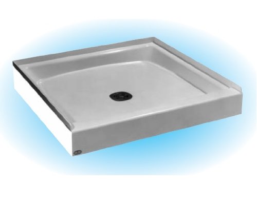 Crane Plumbing 34WL-WH Cascade Shower Floor, White
