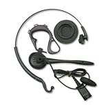 Plantronics High Quality DuoSet Monaural Convertible Headset w/Noise Cancel ....