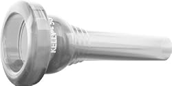 Kelly Mouthpieces Trombone Mouthpiece Large Shank Crystal Clear 5G