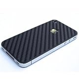 Iphone 4 4G Klebefolie Carbon schwarz ink.gratis SchutzfolieTeil der ConsumerStore.de Zubehör Kollektion