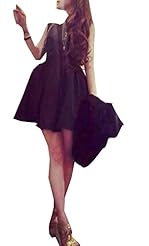 Sexy  Backless Pleated Chiffon Cocktail Bubble Dress Sleeveless  Dress With a Bow(s)