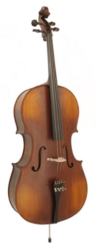 Knilling School Model Cello Outfit,  Full 4/4 Size (Padded Cover, Wood Bow)