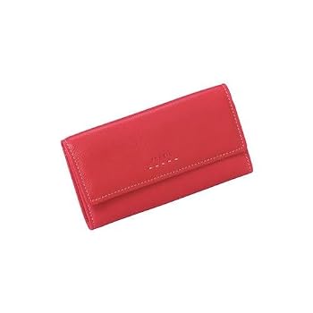 Fossil Popstitch Clutch Wallet Red Leather