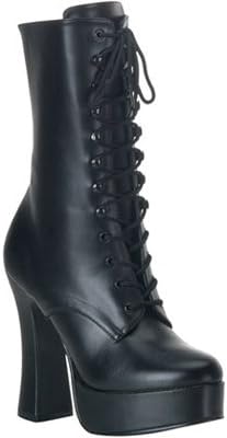Pleaser Women's Electra-1020/B/PU Boot,Black Polyurethane,10 M US