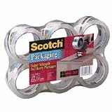 Scotch 3500 High Performance Packaging Tape, 48MMx50M, Clear, 6 Pack. MMM35006
