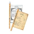 Zeitungshalter Speisekartenhalter L�nge 43 cm Holz natur