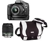 Electronics : Pentax - K200D SMC DA 18-55mm f/3.5-5.6 AL Lens and SMC DA 50-200mm f/4-5.6 ED Lens Battery Grip Carry-all