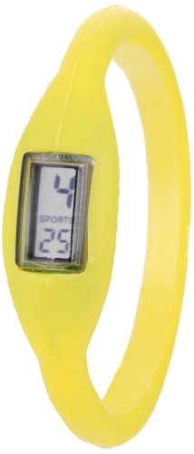The Original Skinny Men's Large SWML01 Negative Ion Yellow Sports Watch