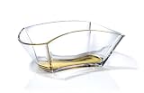 11D Amber Crystal Bowl - Sophia Collection - Bohemia Crystal - Made In Czech Republic