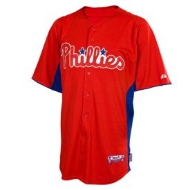 Philadelphia Phillies 2010 Authentic Cool Base BP Jersey
