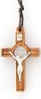 Necklace - Crucifix - Latin Cross - 2in. Height - IMPORTED FROM ITALY