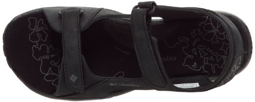 Columbia Avo III, Sandales cuir randonnée femme - Noir, 41 1/3 EU