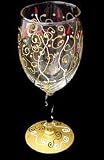 Celebration Design - Hand Painted - Grande Wine - 16 oz..