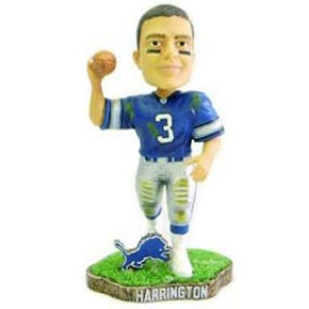 Joey Harrington Detroit Lions Game Worn Bobble Head (Quantity of 1)