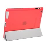 Snugg Smart Cover Companion - iPad 2 Back Cover in Red